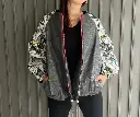Bomber Jaquard Laminato