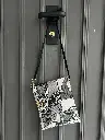 Borsa Arthur Phone Patch Wow Ecru