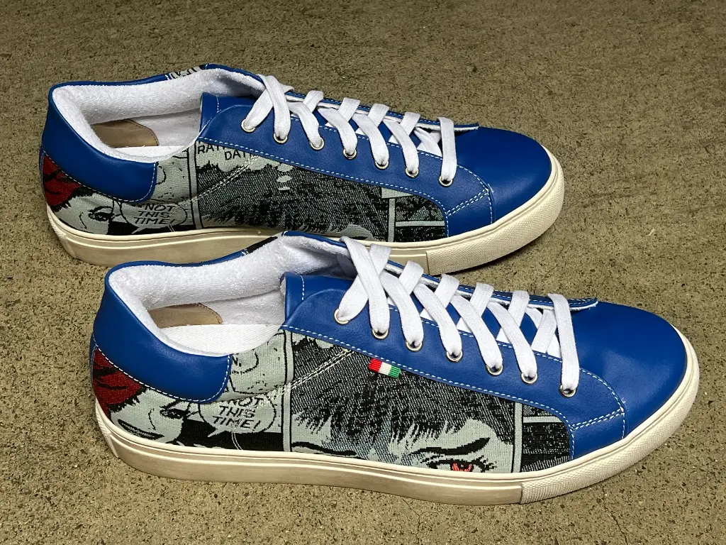 [13CNJ46] Comics Sneaker Navy Jeans