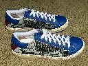 Comics Sneaker Navy Jeans