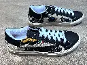 Manga Sneaker black Ecru