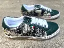 Bycicle Sneaker Green Ecru