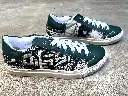 Manga Sneaker Green Ecru