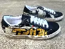 Manga Sneaker Black Ecru