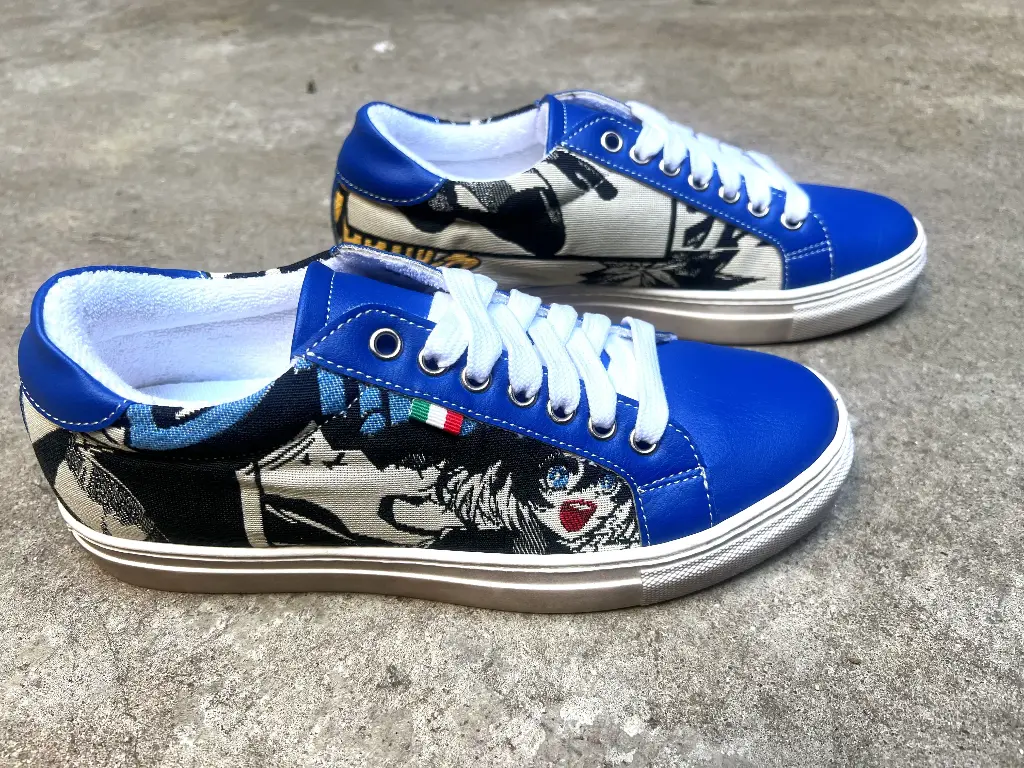 [35MNE38] Manga Sneaker Navy Ecru