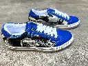 Manga Sneaker Navy Ecru