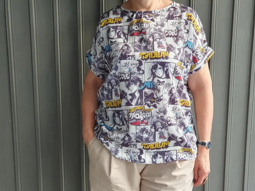 Maglia Chris Manga Ecru