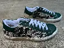 Comic Sneaker Green Ecru