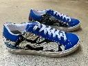 Manga Sneaker Navy Ecru
