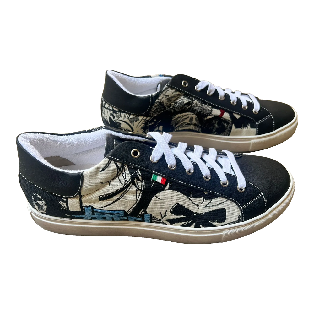 [38MBE45] Manga Sneaker Black Ecru