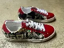 Manga Sneaker Red Ecru