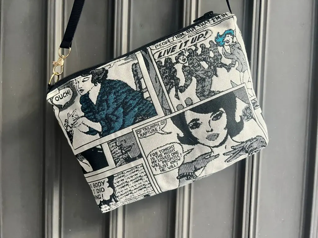 Borsa Small Jane Comic Ecru