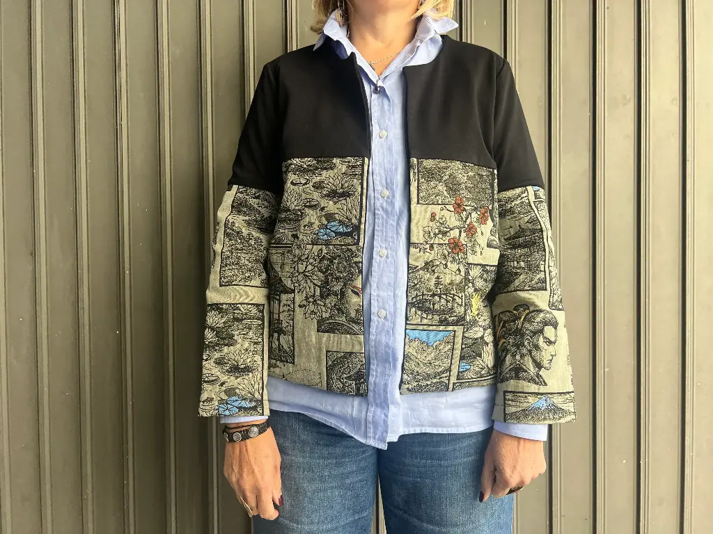 Giacca Ginny Manga Ecru