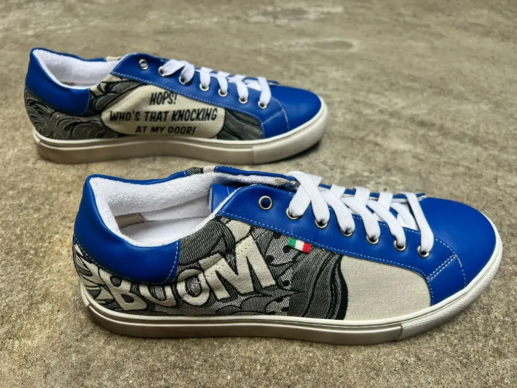 Wow Sneakers Navy Ecru