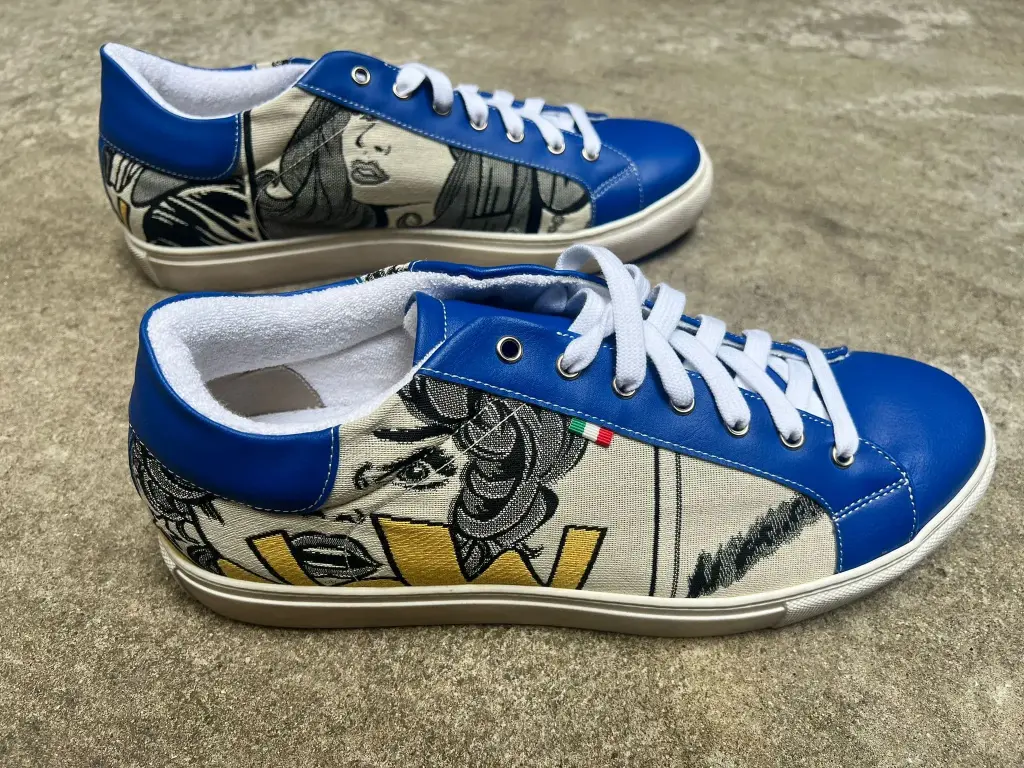 Wow Sneakers Navy Ecru