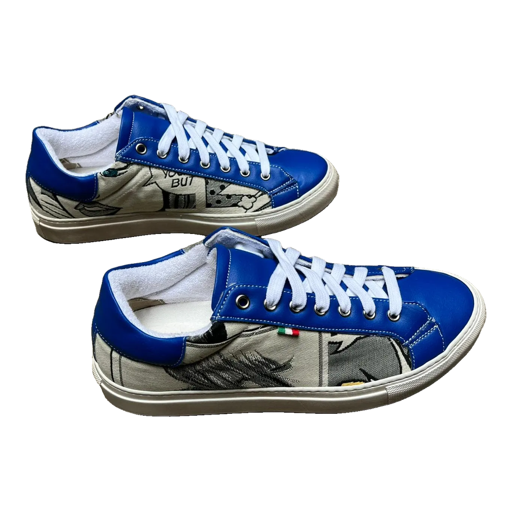 [69WNE41] Wow Sneakers Navy Ecru