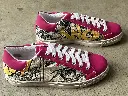 WoW Sneaker Fucsia Ecru