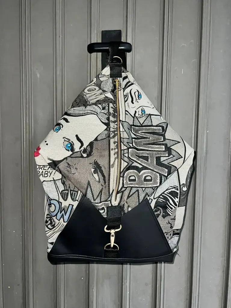 Zaino Letter Wow Taupe