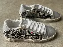 Bicycle Sneaker Silver Ecru