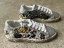 WoW Sneaker Black Ecru