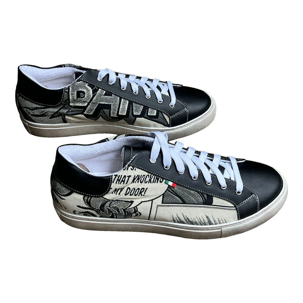 [72WBE46] Sneaker Wow Black Ecru