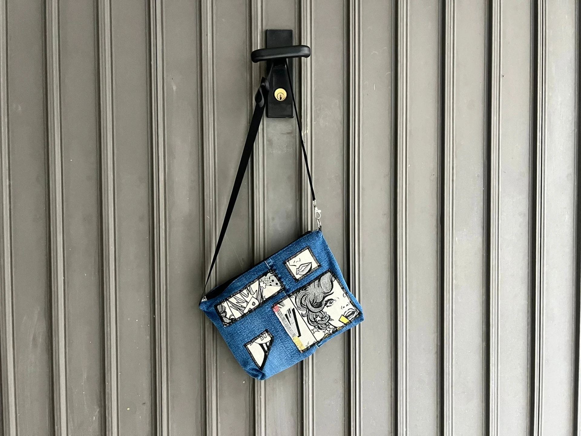 Borsa small Jane Patch Wow ecru