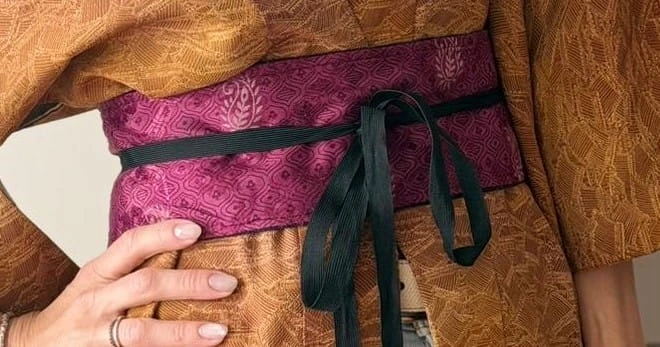 Fascia Obi o cintura doppia faccia