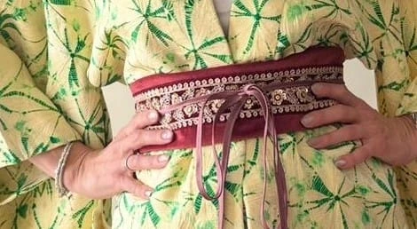 Fascia Obi o cintura doppia faccia