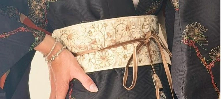 Fascia Obi o cintura doppia faccia