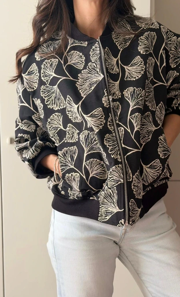 Bomber Holly Ginkgo Black