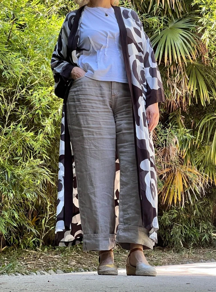 [76KBL-L] Kimono Bicolor Liberty