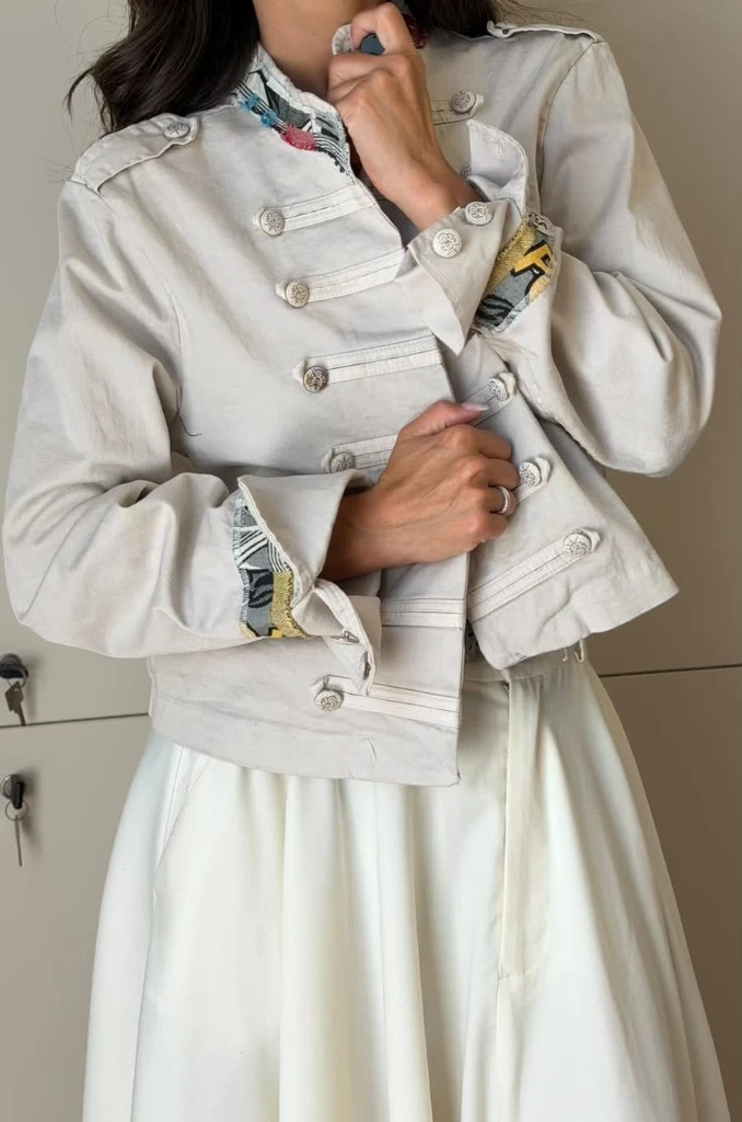 Napoleon Jacket Ecru