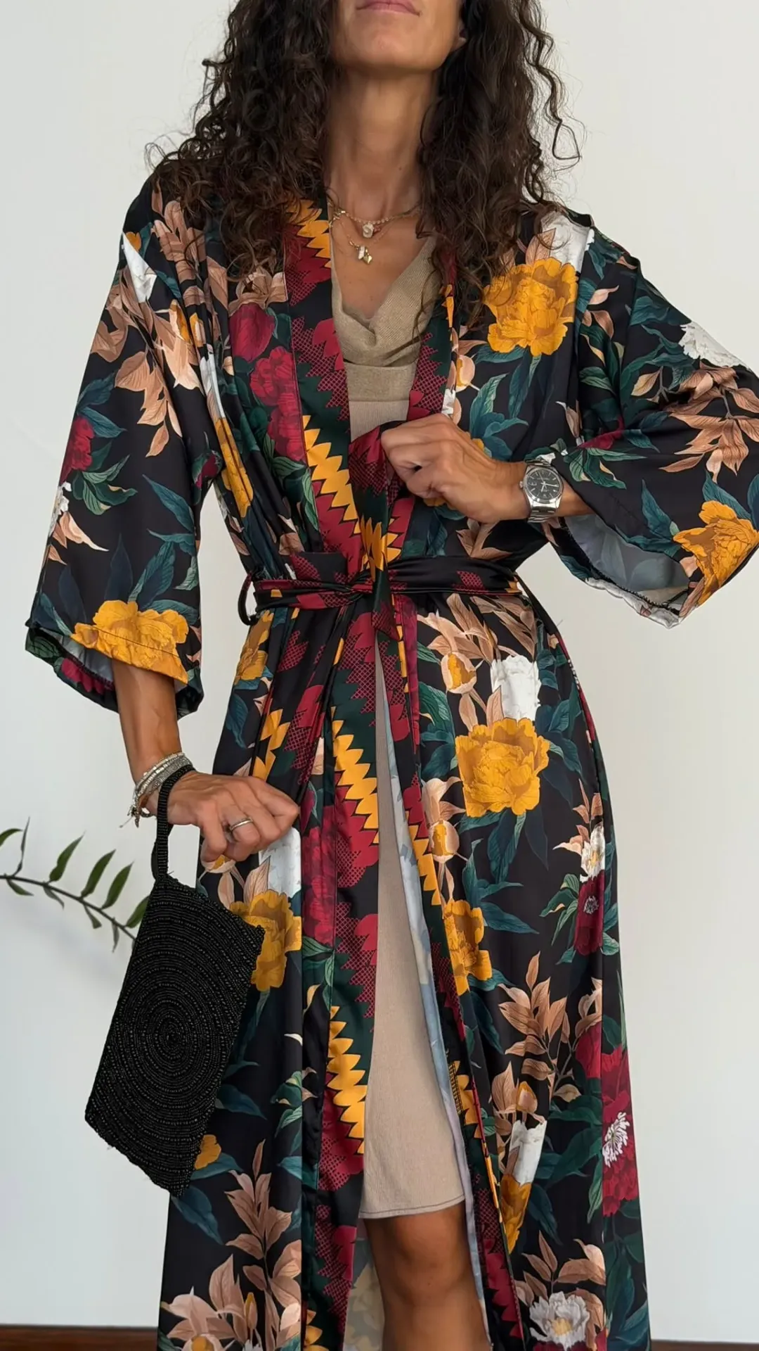Kimono Floreale Multicolor