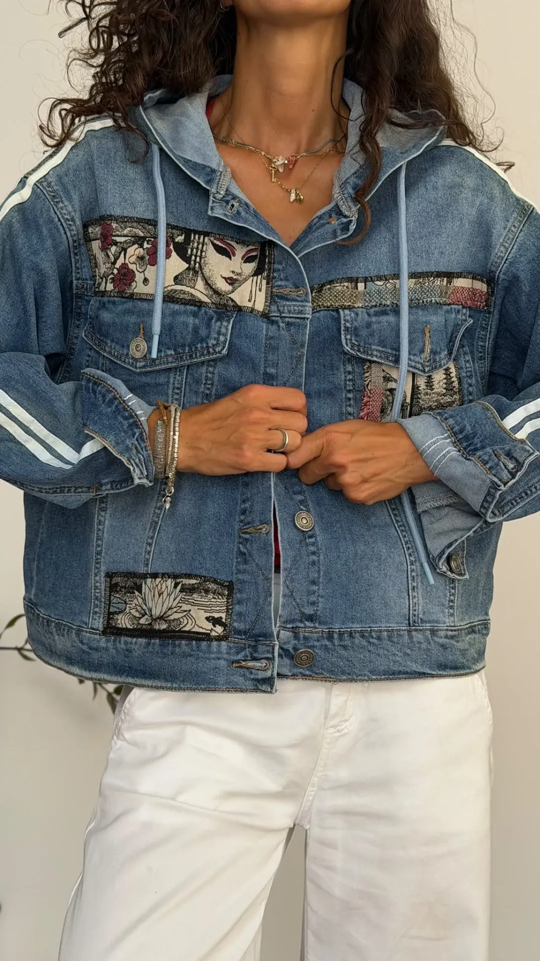Giubbino jeans Fuji