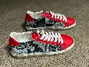 Comics Sneaker Red in Jeans