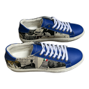 Comics Sneaker Navy Ecru
