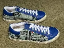 Comics Sneaker Navy Jeans
