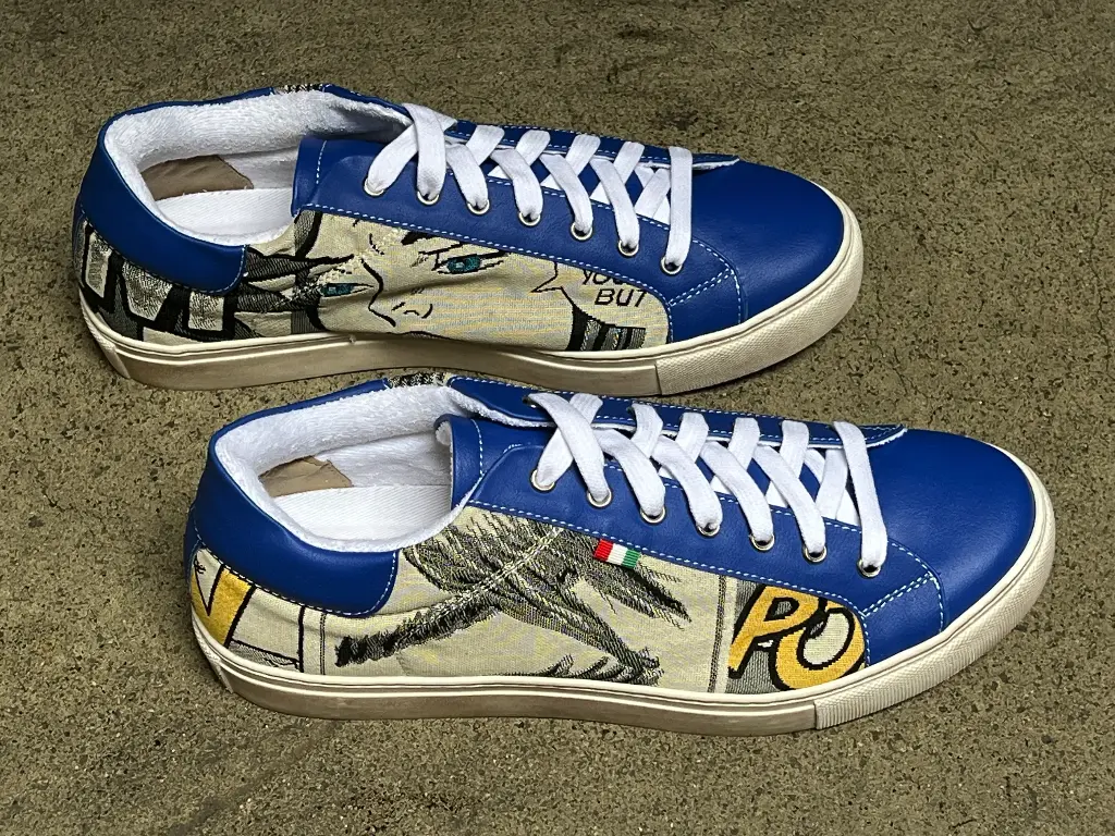 Wow Sneaker Navy Ecru