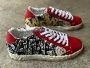 Wow Sneaker Red Ecru