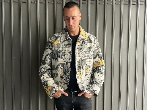 [10GDWE - O] Giacca Davide Wow Ecru