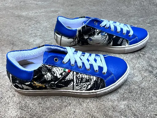 [28MNE42] Manga Sneaker Navy Ecru