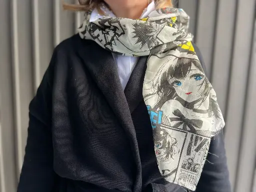 [4SUM-M] Scarf Unisex Manga