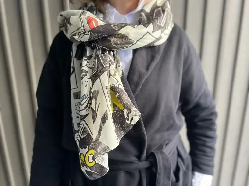 [3SUW-M] Scarf Unisex Wow