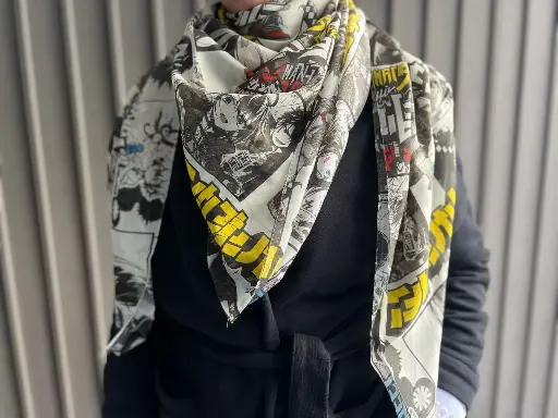 [2SUM-L] Scarf Unisex Manga