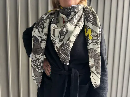 [1SUW-L] Scarf Unisex Wow