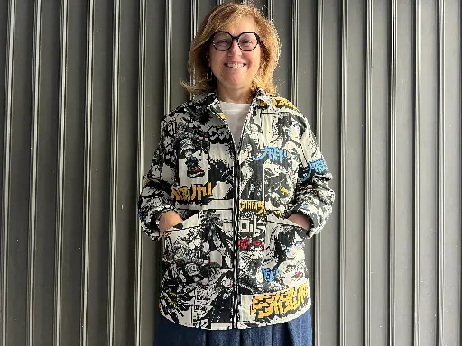 [30GPME-O] Giaccone Pucci Manga Ecru