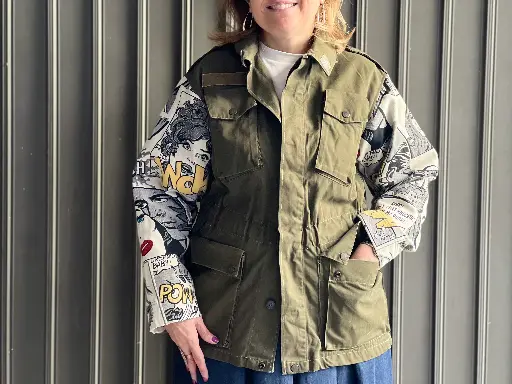 [33GMMW] Giacca militare maniche wow