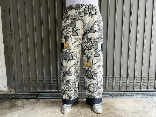 [51PCWE-O] Pantaloni Cargo Wow Ecru
