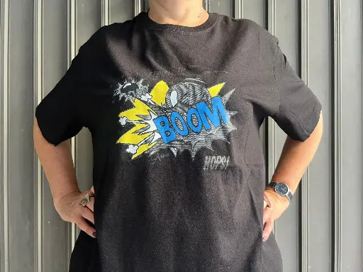 T-Shirt Boom Nera
