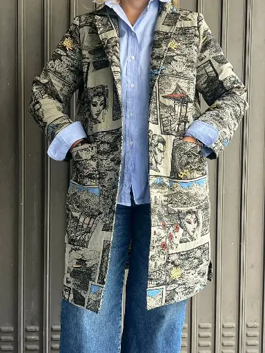 [59CGFM] Cappotto Giorgianna Fuji Matcha